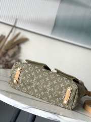 Uubags Louis Vuitton Green Monogram Denim Baggy GM Bag 30x34x13cm - 6