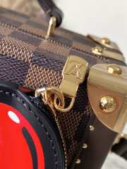 Uubags Louis Vuitton N40765 Sawagani Trunk Damier Phriendship Coated Canvas 22x16x11cm - 4