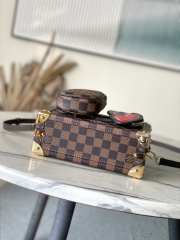 Uubags Louis Vuitton N40765 Sawagani Trunk Damier Phriendship Coated Canvas 22x16x11cm - 3