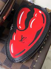 Uubags Louis Vuitton N40765 Sawagani Trunk Damier Phriendship Coated Canvas 22x16x11cm - 2