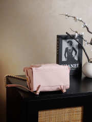 Uubags Chanel 25 Medium Backpack Grained Calfskin & Gold Metal In Pink 23x23x14cm - 3
