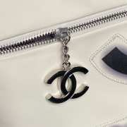 Uubags Chanel Paris London Shopper Tote Bag In Off-White/Black 38x33cm - 4