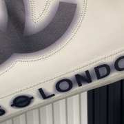 Uubags Chanel Paris London Shopper Tote Bag In Off-White/Black 38x33cm - 2