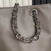 Uubags Chanel Paris London Shopper Tote Bag In Khaki 38x33cm - 3