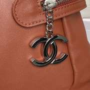 Uubags Chanel Paris London Shopper Tote Bag In Orange 38x33cm - 5