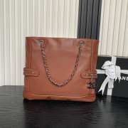 Uubags Chanel Paris London Shopper Tote Bag In Orange 38x33cm - 2