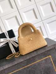 Uubags Chanel Small 26C Early Spring AS4416 Kelly Bag In Natural 19x13x7cm - 4