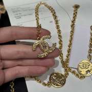 Uubags Chanel gold chain waist chain - 4