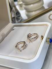 Uubags Bvlgari Rose Gold Full Diamond Snake Ring - 6