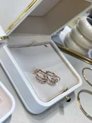 Uubags Bvlgari Rose Gold Full Diamond Snake Ring - 4