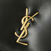 Uubags YSL Calypso Mini Hobo Bag in Plunged Lambskin Black 20x12x5cm - 6
