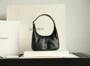 Uubags YSL Calypso Mini Hobo Bag in Plunged Lambskin Black 20x12x5cm - 4