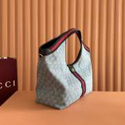 Uubags Gucci Giglio large tote bag grey GG canvas 60x47x16cm - 5