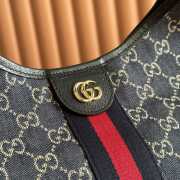 Uubags Gucci Giglio large tote bag black GG canvas 60x47x16cm - 3