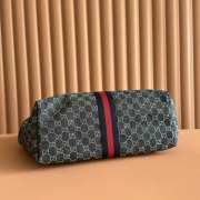 Uubags Gucci Giglio large tote bag black GG canvas 60x47x16cm - 4