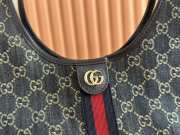 Uubags Gucci Giglio medium tote bag black GG canvas 50x47x14cm - 2