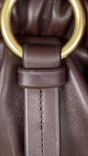 Uubags Miu Miu Joie Nappa Leather Bag in Brown 32x16x10.5cm - 2