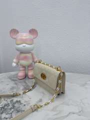Uubags Dior Miss Caro Mini Bag Powder Beige Macrocannage Lambskin 18x12x5.5cm - 3