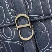 Uubags Dior Daily Backpack with Flap Navy Blue 30.5x41.5x15.5cm - 6