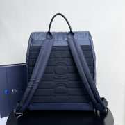 Uubags Dior Daily Backpack with Flap Navy Blue 30.5x41.5x15.5cm - 4