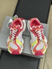 Uubags Balenciaga Stapler Sneaker in pink, neon yellow, and white polyurethane and polyester - 2