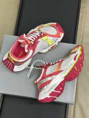 Uubags Balenciaga Stapler Sneaker in pink, neon yellow, and white polyurethane and polyester - 4