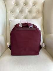 Uubags Prada Re-Edition 1978 small re-nylon backpack in burgundy 28x23.5x12cm - 5