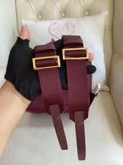 Uubags Prada Re-Edition 1978 small re-nylon backpack in burgundy 28x23.5x12cm - 4