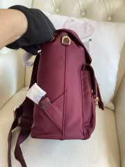 Uubags Prada Re-Edition 1978 small re-nylon backpack in burgundy 28x23.5x12cm - 2
