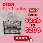 Uubags Small Dior Book Tote Bag Multicolor Dior Saisons Printemps-Ete Embroidery 26.5x22x14cm - 1