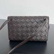 Uubags Bottega Veneta Andiamo Pouch In Fondant 19x13x2cm - 5