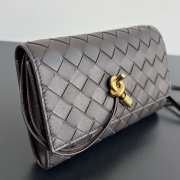 Uubags Bottega Veneta Andiamo Pouch In Fondant 19x13x2cm - 4