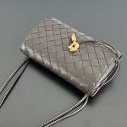 Uubags Bottega Veneta Andiamo Pouch In Fondant 19x13x2cm - 3