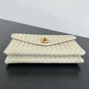 Uubags Bottega Veneta Knot Lock Bag In Sea salt 25x16x5.5cm - 6