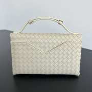 Uubags Bottega Veneta Knot Lock Bag In Sea salt 25x16x5.5cm - 4