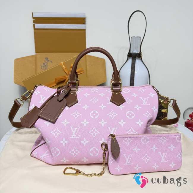 Uubags Louis Vuitton M11569 Speedy P9 Bandoulière 40 bag In Sakura Pink 40x26x23cm - 1