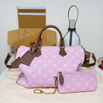 Uubags Louis Vuitton M11569 Speedy P9 Bandoulière 40 bag In Sakura Pink 40x26x23cm