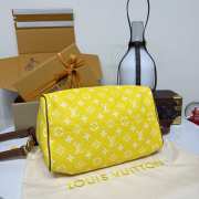 Uubags Louis Vuitton M15279 Speedy P9 Bandoulière 30 Bag In Yellow Mat 32x18x22.5cm - 6