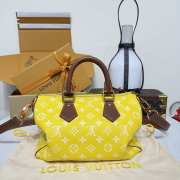 Uubags Louis Vuitton M15279 Speedy P9 Bandoulière 30 Bag In Yellow Mat 32x18x22.5cm - 4