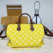 Uubags Louis Vuitton M15242 Speedy P9 Bandoulière 40 Bag In Yellow Mat 40x26x23cm - 5