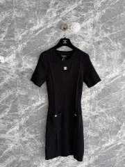 Uubags Chanel Tweed Dress in Black - 1