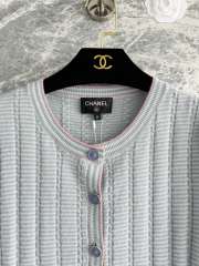 Uubags Chanel Cashmere, Cotton & Feathers In Light Blue, Purple & Pink - 6