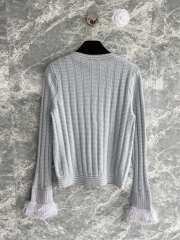 Uubags Chanel Cashmere, Cotton & Feathers In Light Blue, Purple & Pink - 4