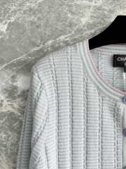 Uubags Chanel Cashmere, Cotton & Feathers In Light Blue, Purple & Pink - 2