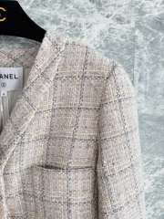 Uubags Chanel Jacket Wool & Cotton Tweed In Gray, Black & Gold - 2