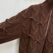Uubags Brunello Cucinelli Cable-knit cashmere zip-up cardigan - 6