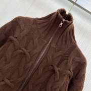Uubags Brunello Cucinelli Cable-knit cashmere zip-up cardigan - 5