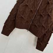 Uubags Brunello Cucinelli Cable-knit cashmere zip-up cardigan - 4