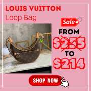 Louis Vuitton Loop Coated Canvas Shoulder Bag M44036 24x6x22cm - 1