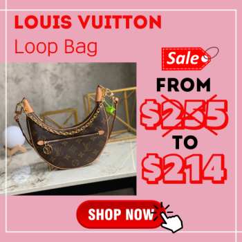 Louis Vuitton Loop Coated Canvas Shoulder Bag M44036 24x6x22cm